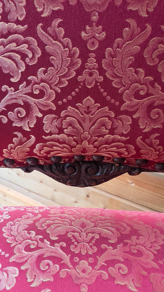 Paar antieke fauteuils -set van 2- Lodewijk stijl – Cotton (photo 5 of 5)