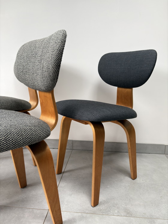 Image 1 of Set Vintage Pastoe SB03 Dining Chairs