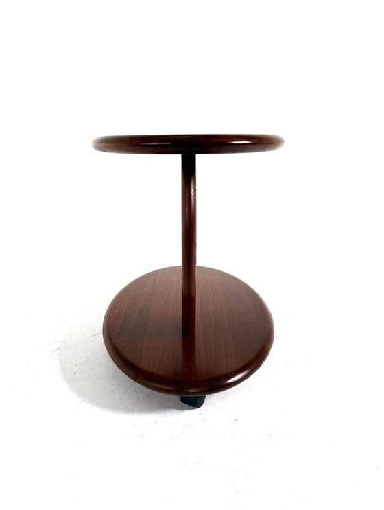 Image 1 of Chariot vintage danois en teck des années 80