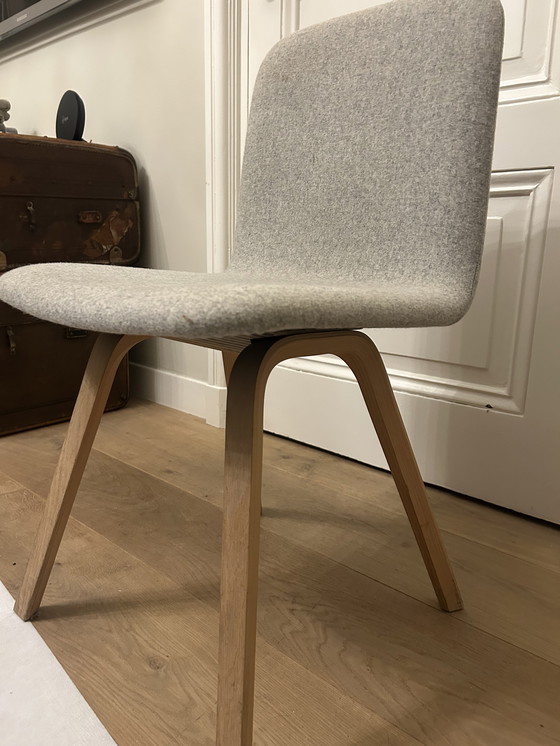 Image 1 of Chaise de salle à manger Bolia Palm - Chêne chiné gris clair