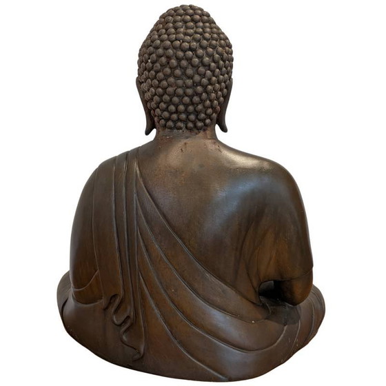 Antiguo Buda Japonés XL de Bronce Sentado Estilo Kamakura – Esculturas, Bronze (photo 5 of 9)