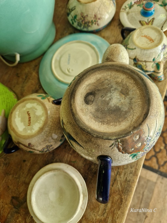 Antiek Longwy Serviesgoed – Ceramic (photo 15 of 15)