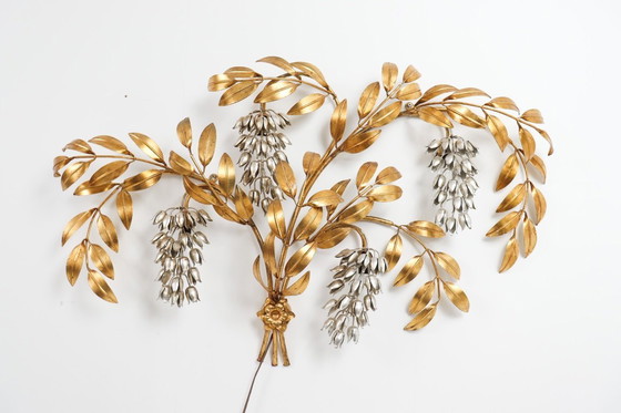 Image 1 of Wall light/wall lamp, 'Pioggia D'oro' by Hans Kögl, Hollywood Regency, Italy, 1970s