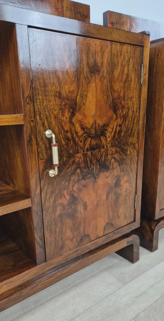 Image 1 of Mesitas de noche Art Déco de Amalfi de 1920.