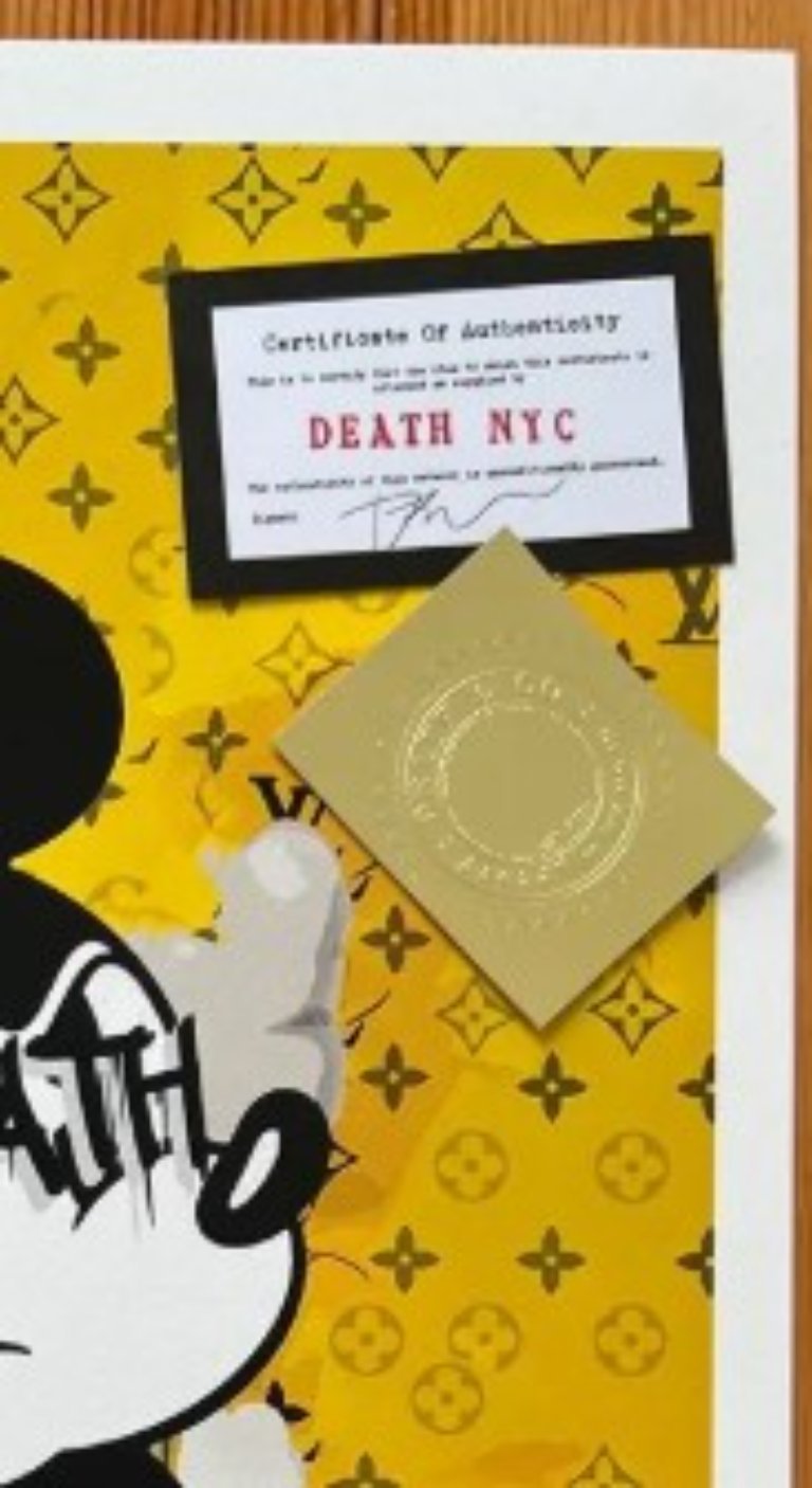【DEATH NYC】ミッキー・マウス&LOUISVUITTON DEATH NYC - Mickey Mouse - Louis Vuitton | €299 | Whoppah