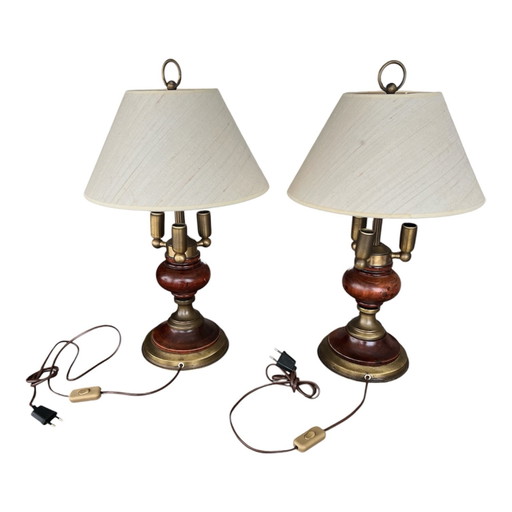 Set aus 2 Vintage-Lampen