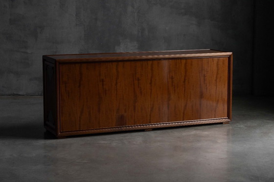 Image 1 of Architectural Modernist Sideboard, France, Mid-20th Century