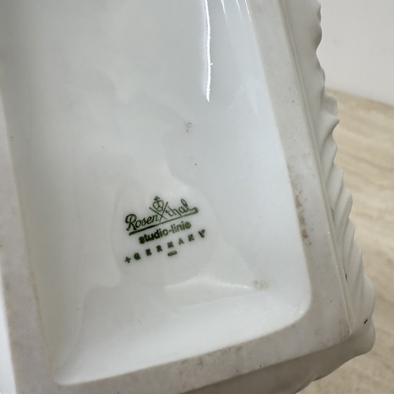 Image 1 of Rare Large Porcelain 'Kaskade' Vase – Martin Freyer for Rosenthal Studio Linie 1966