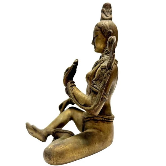 Estatua de Tara Verde Bronce – Sur de la India – Lote 473 – Esculturas, Bronze (photo 7 of 10)