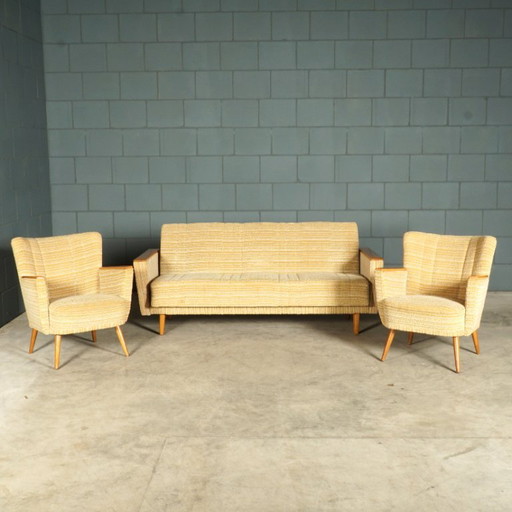 Zona salotto vintage – Divano/Divano letto – Poltrone – Anni '60 – zithoek, Wood