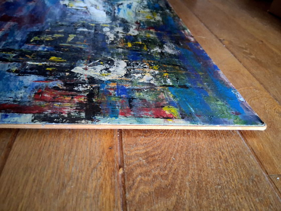 Image 1 of Weißes Schiff im Hafen, abstrakt