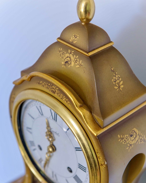 Le Castel Duchesse clock – Swiss craftsmanship in opulent Louis XV style (1958)