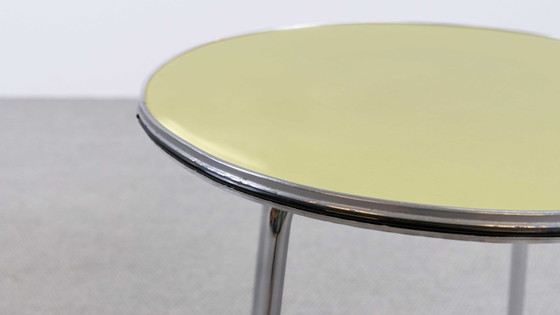 Vintage Bauhaus stalen bijzettafel – Metal (photo 4 of 9)