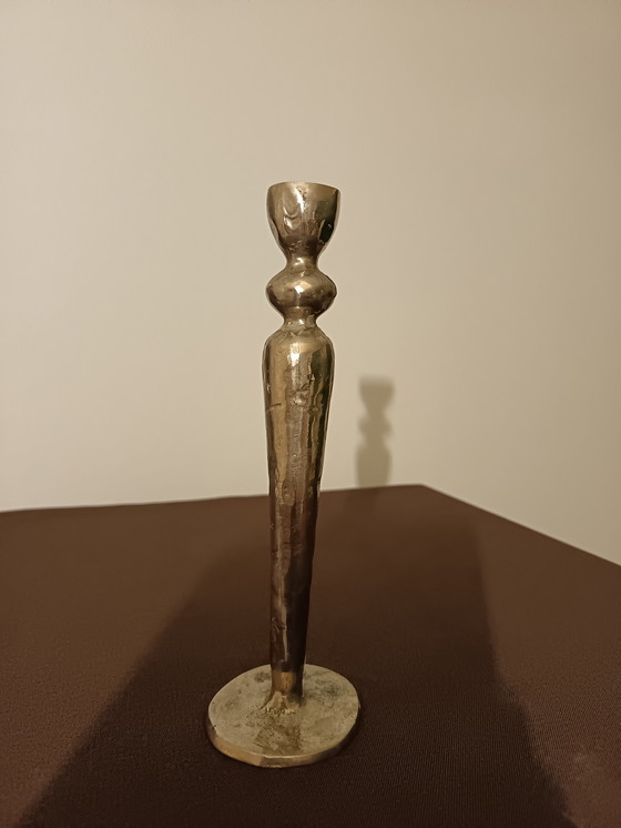 Image 1 of Vintage Brutalist 70s Candlestick