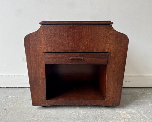 Vintage Sewing Box Side Table