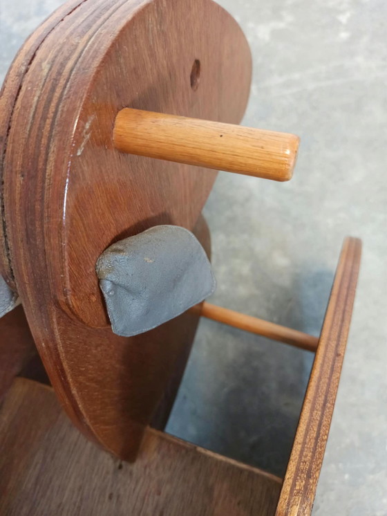 Cavallo a dondolo / pecora in legno, Oggetti decorativi, Marrone (foto 9 di 15)