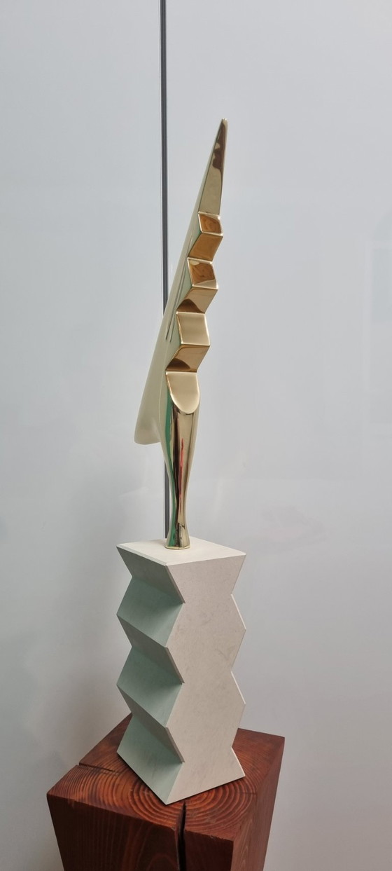 Image 1 of Die von Brancusi inspirierte Hahnenskulptur