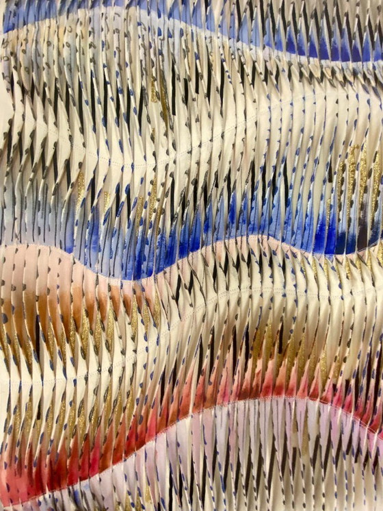 Image 1 of Tableau sculpture art textiles Ref : Akiko