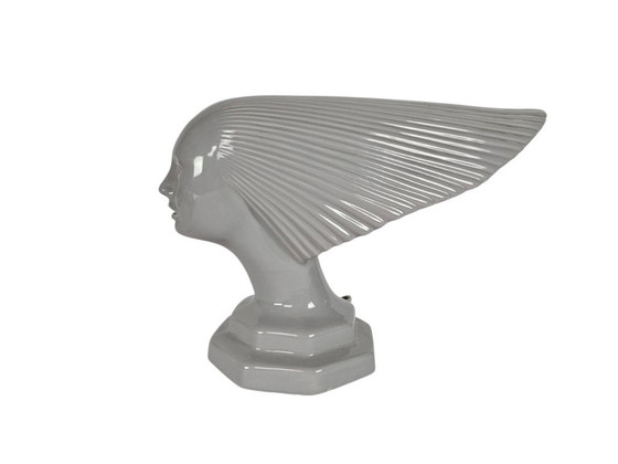 Image 1 of Vintage  - Rene Lalique stijl - design Hubert Olivier -  tafellamp - keramiek -  Frankrijk - 1960's