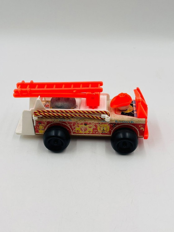 Image 1 of Lot de 4 jouets en bois Fisher-price années 60