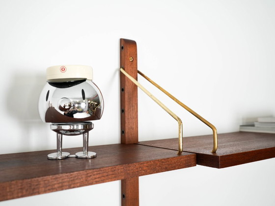 Image 1 of Teakholz-Regal, dänisches Design, 1960er Jahre, Designer: Poul Cadovius