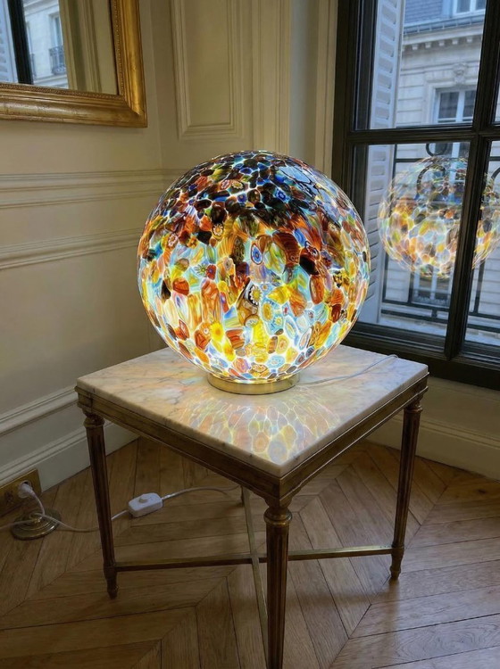 Image 1 of Lámpara de mesa de cristal de Murano