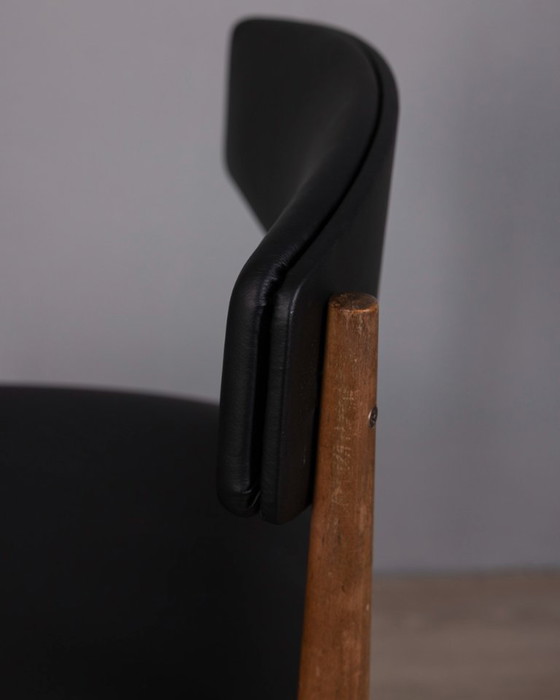 Image 1 of ENSEMBLE DE 4 CHAISES VINTAGE EN BOIS DE TECK DES ANNÉES 1960, DESIGN ITALIEN