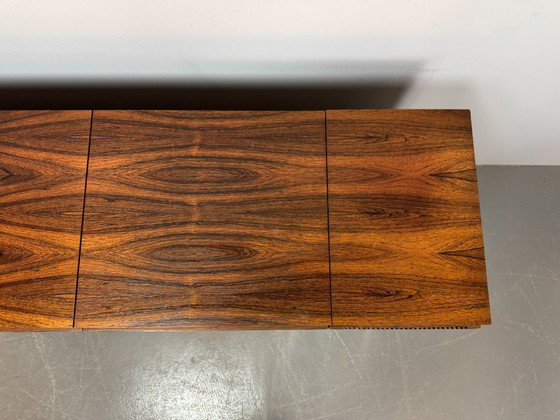 Image 1 of Mid-Century Blaupunkt Arizona Stereo Console with Integrated PE2010 Turntable and Matched Rosewood Veneer Speakers, Germany 1960