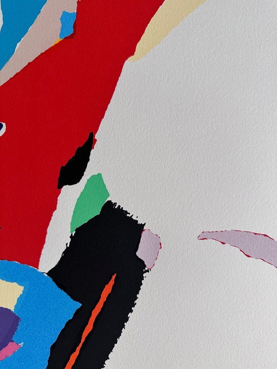 Image 1 of Sérigraphie Gerard het Hart abstrait