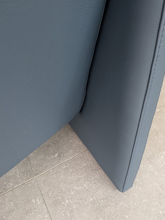 Image 1 of Divano di design Leolux Antipode - Pelle blu scuro - Condizioni eccellenti