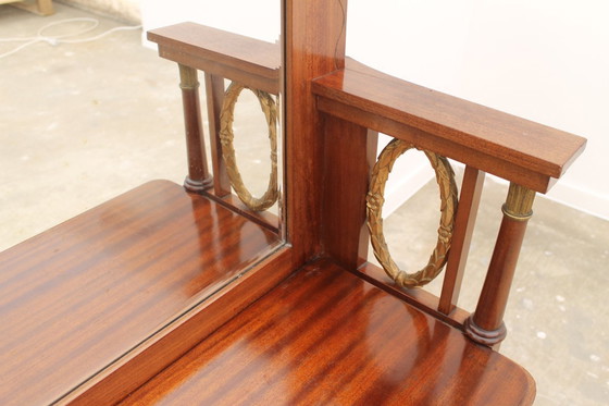 Image 1 of Espejo de salón de caoba de la Secesión vienesa, 1910