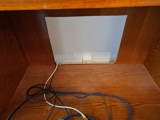 Beau buffet bas en bois, Métal, Marron (photo 5 sur 8)