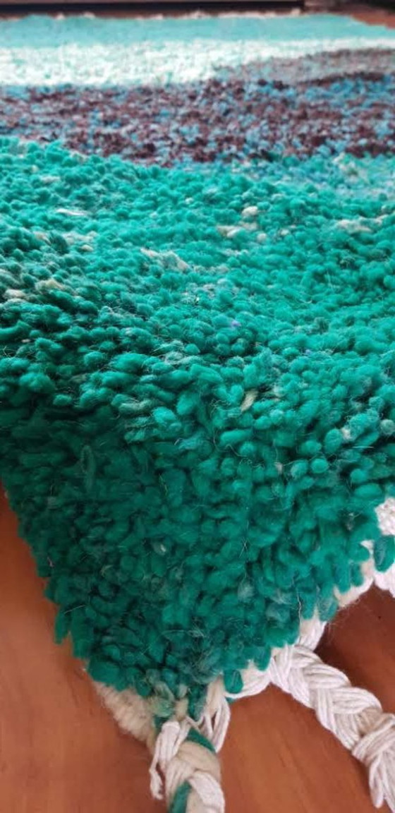 Image 1 of Hand-knotted Berber wool rug 252x164cm