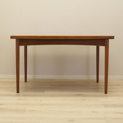 Teak table, Danish design, 1960s, manufactured in Denmark