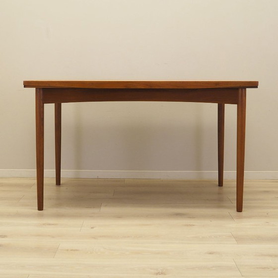 Image 1 of Table en teck, design danois, années 1960, fabriquée au Danemark
