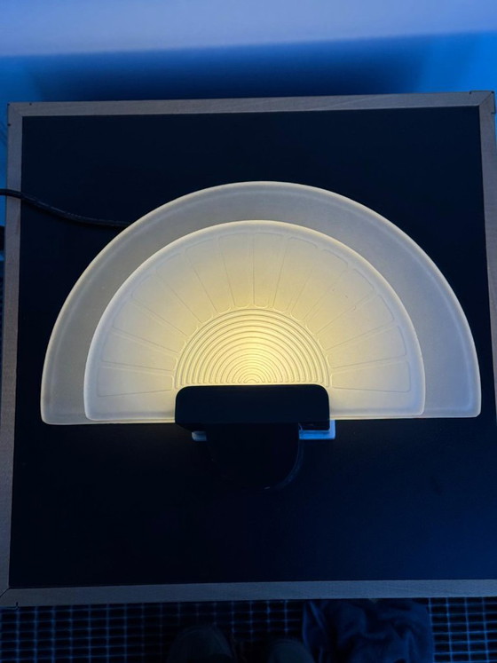 Arteluce ''Diva'' Wall Lamp By Ezio Didone Italy 1980s – Wall lights, Glass, Plastic (photo 3 of 11)