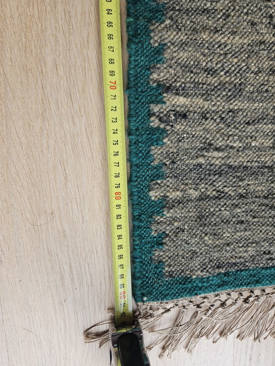 Kilim polonais vintage, « Żuraw gdański » (Grue de Gdańsk), Artes Gdańsk, Tapisserie moderne du milieu du (photo 7 of 8)