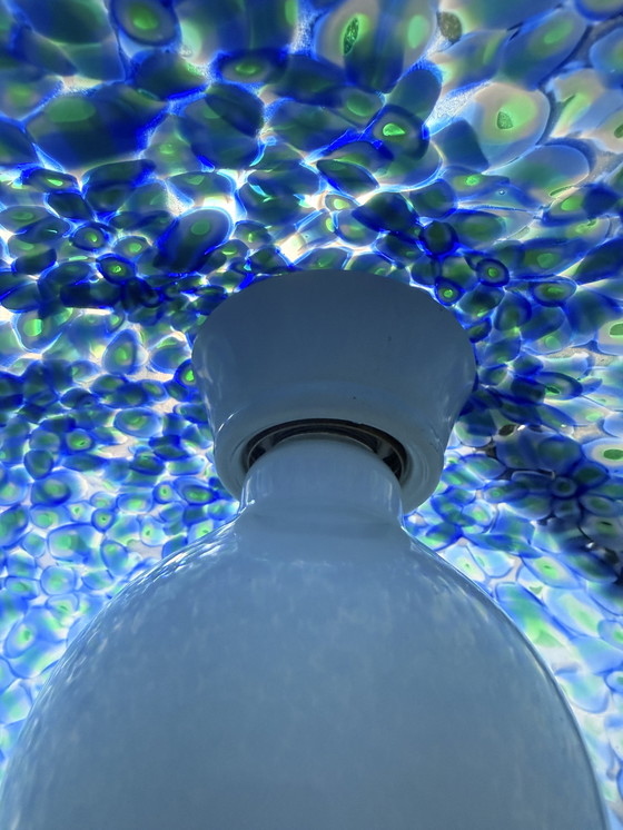 Image 1 of Lampada da soffitto di Gae Aulenti della serie "Neverrino". Produzione Vistosi, Murano, anni '70.