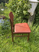 Chaise vintage rétro, chaise de cuisine, années 1960, RDA