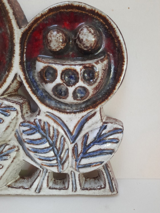 Large ceramic wall plaque Søholm signed Noomi Backhausen – Wall decoration (photo 4 of 5)
