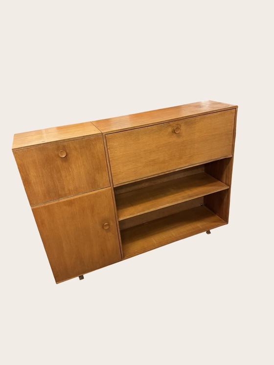 Image 1 of Vintage highboard dressoir met secretaire 