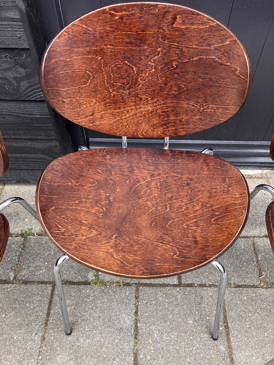 Image 1 of 4x Kurvenstuhl Carsten Buhl