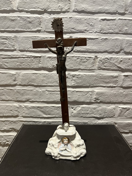 Image 1 of Antique French Porcelain Altar