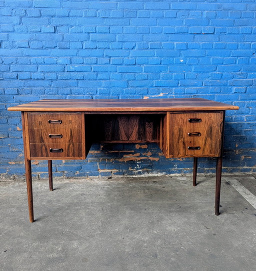 Vintage Danish freestanding pallisander desk 1960s