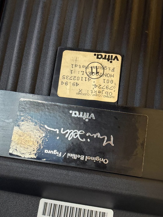 Image 1 of 1990s Vitra Figura Freischwinger Design Mario Bellini Objekt X Metall & Stoff