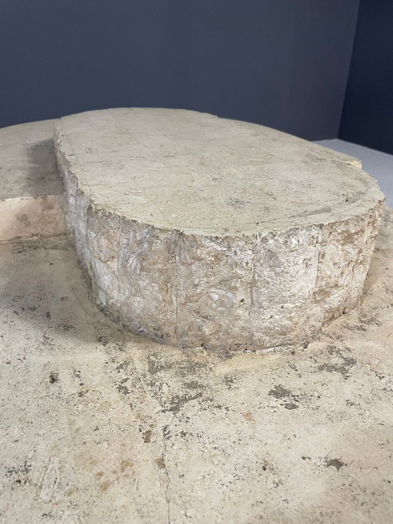 Image 1 of Mactan/Fossil Stone Coffee Table, Magnussen Ponte, 1980s