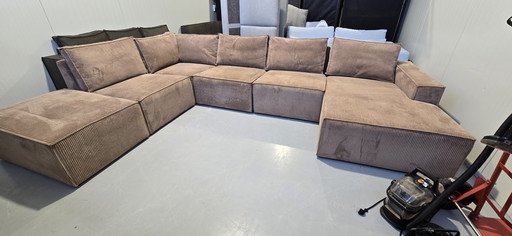 Sevin zitmax loose element sofa 6 parts rib fabric