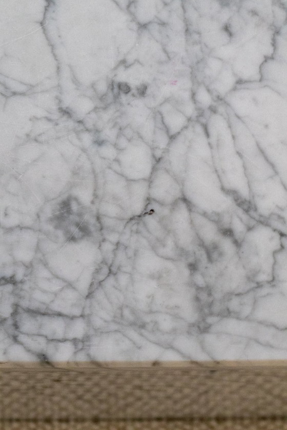 Tavolino in marmo di Carrara, Tavolini, Bianco, Modern (foto 5 di 5)