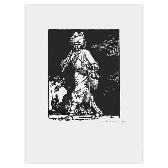 Collectief - Historische poster van de Eerste Wereldoorlog: Indiase soldaten, 1980 – Paper (photo 5 of 5)