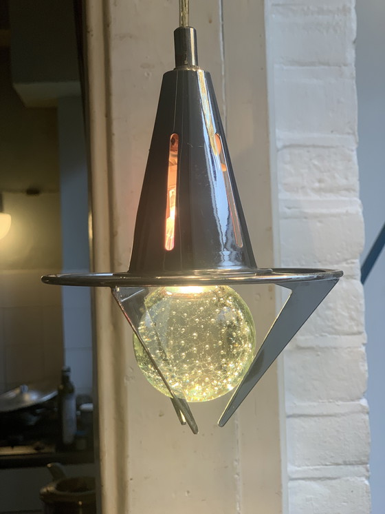 Image 1 of Lámpara Kingston Space Cascade con esferas de cristal de Murano